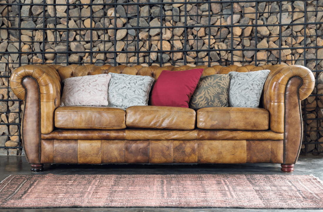 brown antique sofa for furniture disposal